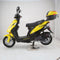 RAPPI RPI SPEEDY-50 Yellow Steet Legal Scooter 49cc Equipped Rear Storage trunk, Four Stroke, Cylinder, CVT