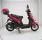 RAPPI RPI SPEEDY-50 Pink Steet Legal Scooter 49cc Equipped Rear Storage trunk, Four Stroke, Cylinder, CVT