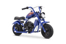 HOVER HEART Gas Mini Chopper Bike, DB004 Model 49.4 CC 2-Stroke Dirt Bike with Big Headlight, Premium Tire, Metal Frame, Disc Brakes, Max Load 165Lbs, Up to 20Mph, EPA Approved