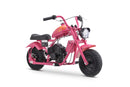 HOVER HEART Gas Mini Chopper Bike, DB004 Model 49.4 CC 2-Stroke Dirt Bike with Big Headlight, Premium Tire, Metal Frame, Disc Brakes, Max Load 165Lbs, Up to 20Mph, EPA Approved