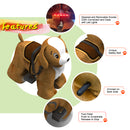 Electric Stuffed Ride on Dog Animals for 3-7 Years Old