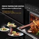 KAPAS air fryer toaster oven, 18-in-1 Toaster Oven Air Fryer Combo, 32 Quart Large Countertop Convection Oven, Bake, Broil, Toast, Fry Oil-Free, rotisserie and oven rack Included,1800W