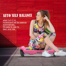 6.5" LED Flash Wheel Hoverboard with Bluetooth Speaker | Pink