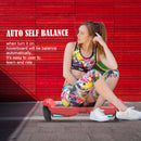 6.5" LED Flash Wheel Hoverboard with Bluetooth Speaker | Red