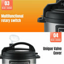KAPAS 6L (6.34 Quart) Smart Programmable Electric Pressure Cooker