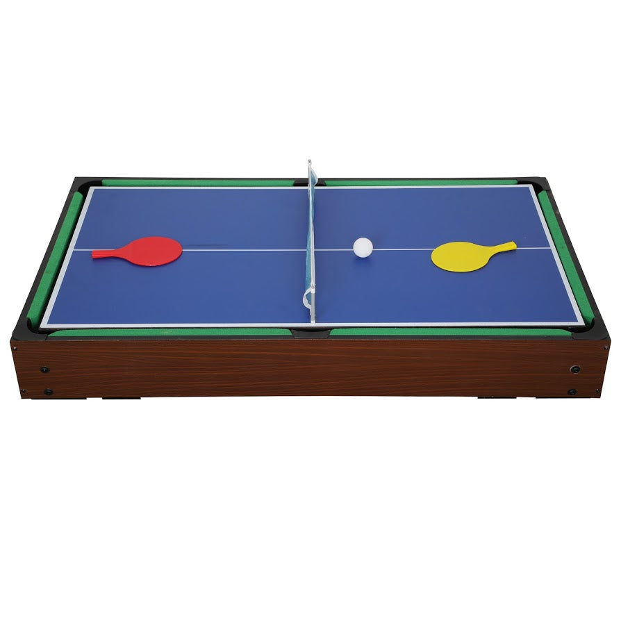 FITPHER 12 in 1 Multifunctional Table Game, Foosball, Pool, Shuffleboard, Ping Pong, Slide Hockey, Bowling, Backgmmon, Ringtoss, Horsshoes, Checker/Chess, Playing Card and Dice