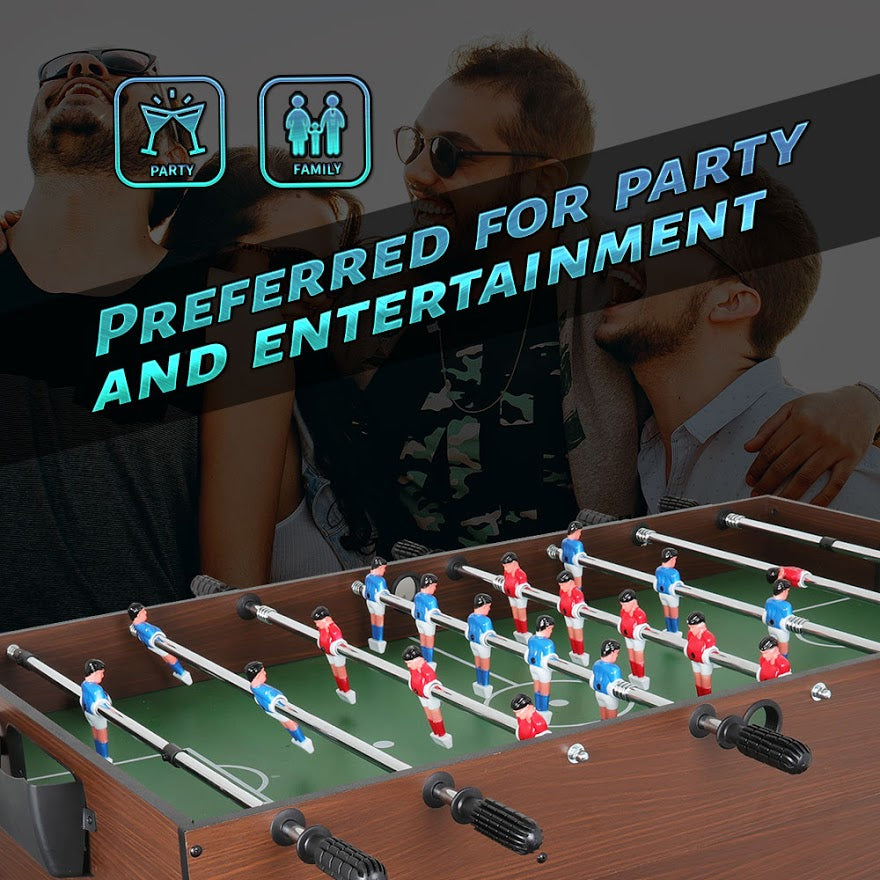 FITPHER 12 in 1 Multifunctional Table Game, Foosball, Pool, Shuffleboard, Ping Pong, Slide Hockey, Bowling, Backgmmon, Ringtoss, Horsshoes, Checker/Chess, Playing Card and Dice