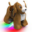 Electric Stuffed Ride on Dog Animals for 3-7 Years Old