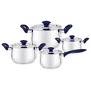 New 4-Piece Cookware Set Stainless Steel