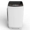 Compact Washing Machine, KAPAS Fully Automatic 2-in-1 Washer & Air Spin Drying Machine with11 LBS Capacity Top Load Tub Washer Built-in Drain Pump and Long Hose (Grey )