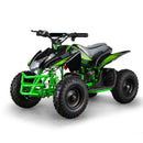 HOVERHEART Titan ATV Motor Power 350 w Brush Motor. Battery 24 v 12 Ah - Green