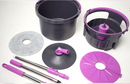 Clean Water Spin Mop, Separates the dirty and clean water Two bucket system is lightweight, compact and easy to store