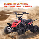 SKRT MONSTER INSECT 24V 100W ALL TERRIAN MINI ELECTRIC QUAD BIKE ATV FOR KIDS (6~12 YEARS OLD)Red