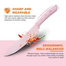 6 Pieces Ceramic Knife Set with Knife Block Holder