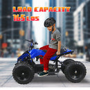 HOVERHEART Mars 24V 350W Electric Quad Battery-Powered MINI ATV - Blue