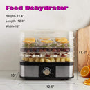 KAPAS Food Dryer Dehydrator, 245W Electric Food Dehydrator Machine