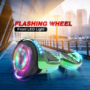 HOVERSTAR Hoverboard All New Version-HS2.0, Chrome Color & Coating Skins Two Wheels Self-Balancing Scooter with Wireless Speaker Playing Music & Led Wheels Flashing Lights