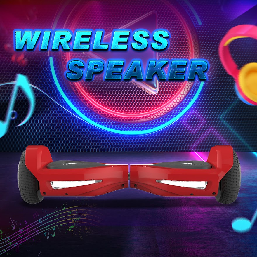 Hoverboard Self Balancing Scooter for Kids Hover Board with 6.5" Wheels Built-in Bluetooth Speaker Bright LED Lights