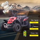 SKRT MONSTER INSECT 24V 100W ALL TERRIAN MINI ELECTRIC QUAD BIKE ATV FOR KIDS (6~12 YEARS OLD)Red