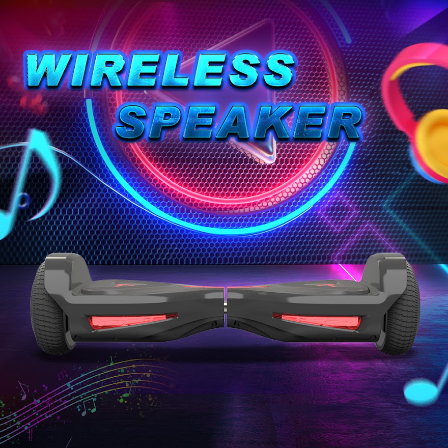 Hoverboard Self Balancing Scooter for Kids Hover Board with 6.5" Wheels Built-in Bluetooth Speaker Bright LED Lights