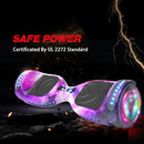 HOVERSTAR Hoverboard All New Version-HS2.0, Chrome Color & Coating Skins Two Wheels Self-Balancing Scooter with Wireless Speaker Playing Music & Led Wheels Flashing Lights