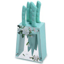 6 Pieces Ceramic Knife Set with Knife Block Holder