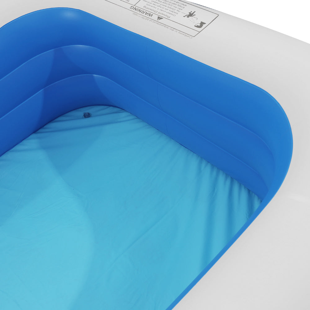 6 Person Large Inflatable Swimming/Ball Pool 120"x72"x22" 0.3mm PVC Thickness