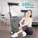 Exercise Bike Standing,Home Office Standing Desk Exercise Bike-Black