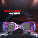 HOVERSTAR Hoverboard All New Version-HS2.0, Chrome Color & Coating Skins Two Wheels Self-Balancing Scooter with Wireless Speaker Playing Music & Led Wheels Flashing Lights