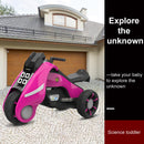 Battery Operated Electric Trike Motorcycles Ride-On for Kids | Pink