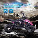 SKRT MONSTER INSECT 24V 100W ALL TERRIAN MINI ELECTRIC QUAD BIKE ATV FOR KIDS (6~12 YEARS OLD)Pink