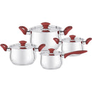New 4-Piece Cookware Set Stainless Steel