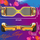H-Rogue All-Terrain Bluetooth Hoverboard with Light-Up Wheels | RoseGold