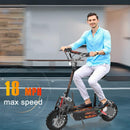Electric Scoote Brushlessr 1600W 36V Long-Range Battery Foldable Easy Carry Portable Design, Adult Electric Scooter Commuter Scooter (1600 Watt)