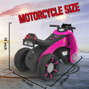 Battery Operated Electric Trike Motorcycles Ride-On for Kids | Pink