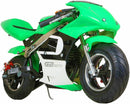 Mini Gas Power Pocket Bike Motorcycle,40CC 4-Stroke Ride on Toys by EPA Approved (Green)