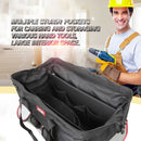 KAPAS Wide Mouth Tool Bag, Tote Bag Made by Water Proof Material and Wear-Resisting Hard Base (21-Inch)