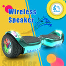 H-Rogue All-Terrain Bluetooth Hoverboard with Light-Up Wheels | Turquoise