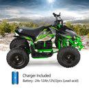 HOVERHEART Titan ATV Motor Power 350 w Brush Motor. Battery 24 v 12 Ah - Green