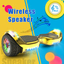 H-Rogue All-Terrain Bluetooth Hoverboard with Light-Up Wheels | Gold