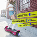 H-Warrior Hoverboard with LED Wheel | Pink