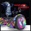 HOVERSTAR Hoverboard All New Version-HS2.0, Chrome Color & Coating Skins Two Wheels Self-Balancing Scooter with Wireless Speaker Playing Music & Led Wheels Flashing Lights