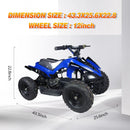 HOVERHEART Mars 24V 350W Electric Quad Battery-Powered MINI ATV - Blue