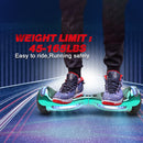 HOVERSTAR Hoverboard All New Version-HS2.0, Chrome Color & Coating Skins Two Wheels Self-Balancing Scooter with Wireless Speaker Playing Music & Led Wheels Flashing Lights