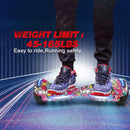 HOVERSTAR Hoverboard All New Version-HS2.0, Chrome Color & Coating Skins Two Wheels Self-Balancing Scooter with Wireless Speaker Playing Music & Led Wheels Flashing Lights