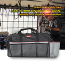 KAPAS Wide Mouth Tool Bag, Tote Bag Made by Water Proof Material and Wear-Resisting Hard Base (21-Inch)