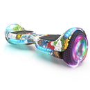 HOVERSTAR Hoverboard All New Version-HS2.0, Chrome Color & Coating Skins Two Wheels Self-Balancing Scooter with Wireless Speaker Playing Music & Led Wheels Flashing Lights