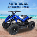 HOVERHEART Mars 24V 350W Electric Quad Battery-Powered MINI ATV - Blue