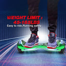 HOVERSTAR Hoverboard All New Version-HS2.0, Chrome Color & Coating Skins Two Wheels Self-Balancing Scooter with Wireless Speaker Playing Music & Led Wheels Flashing Lights