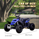 SKRT MONSTER INSECT 24V ALL TERRIAN MINI ELECTRIC QUAD BIKE ATV FOR KIDS (6~12 YEARS OLD) -Blue